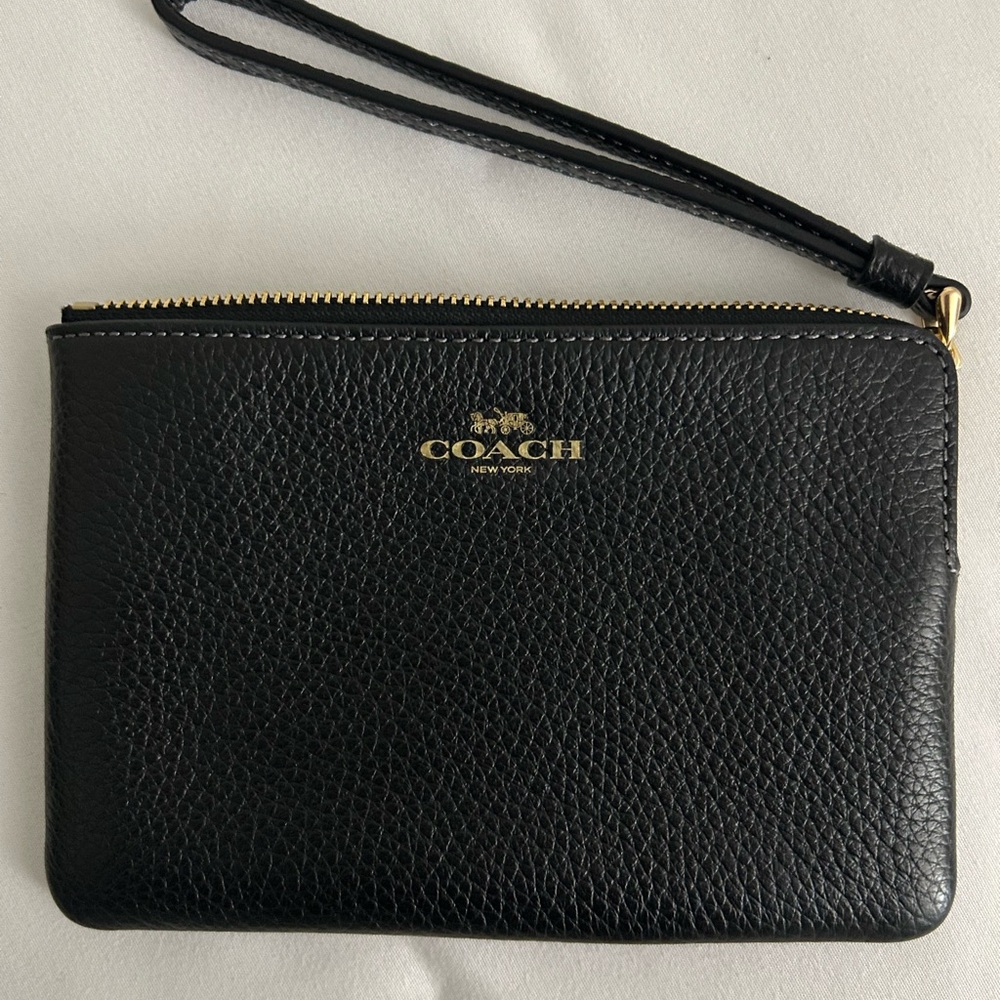 Coach Corner Zip Wristlet - Picture 6 of 6